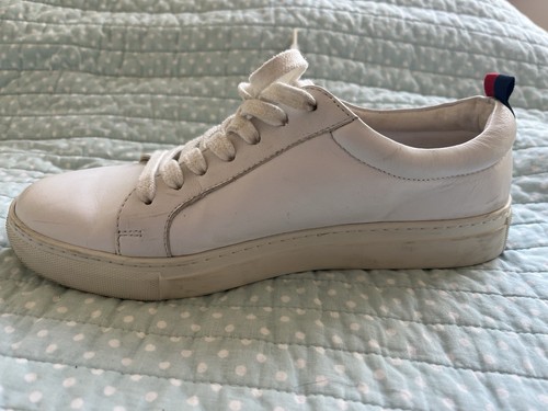 Boden White Leather Trainers Womens Size UK 5 / EU 38 - Picture 7 of 13