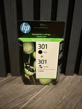 HP 301 - N9J72AE Original Ink Cartridges, Black and Tri-Colour, Multipack - NEW