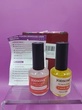 Jodsone Nail & Cuticle Oil Remover Set 2 Pcs 15ML Gel Polish With Box Exp 07/29
