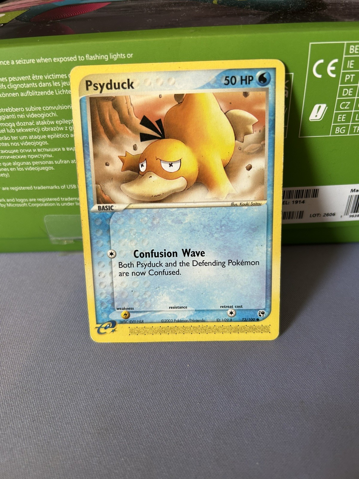 Psyduck 73/100 EX Sandstorm 2003 Pokémon Card Non-Holo LP/MP e-Reader