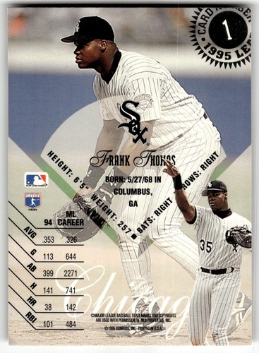 Hoja #1 Frank Thomas 1995 - Imagen 2 de 2