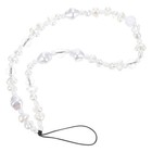 2pcs Perle Telefon Lanyard Anti-verloren