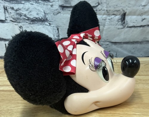 Vintage Disney Character Fashions Minnie Mouse Adult 3D Plastic Snapback Hat - Picture 7 of 10