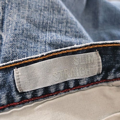 Arizona Jeans 37x30 (38x32) Worn Faded Blue Cotton Denim Herrenjeans mit Zip Cl - Bild 18 von 21