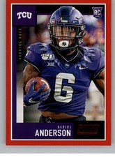 2020 Score RED PARALLEL NFL Football (Fat Pack Exclusive) Pick From List 221-440