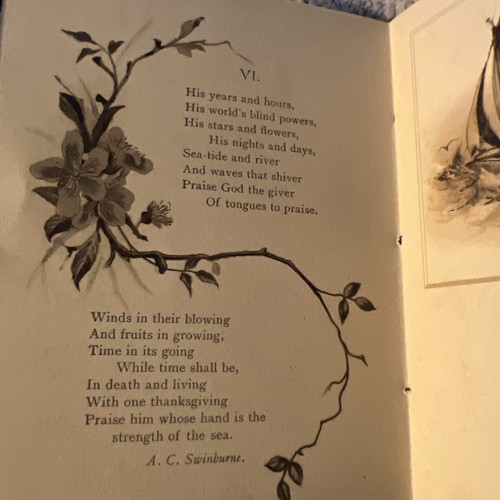 1900 Victorian Poetry " Land and Sea” Illustrated Booklet By E. Nesbit - Picture 12 of 18
