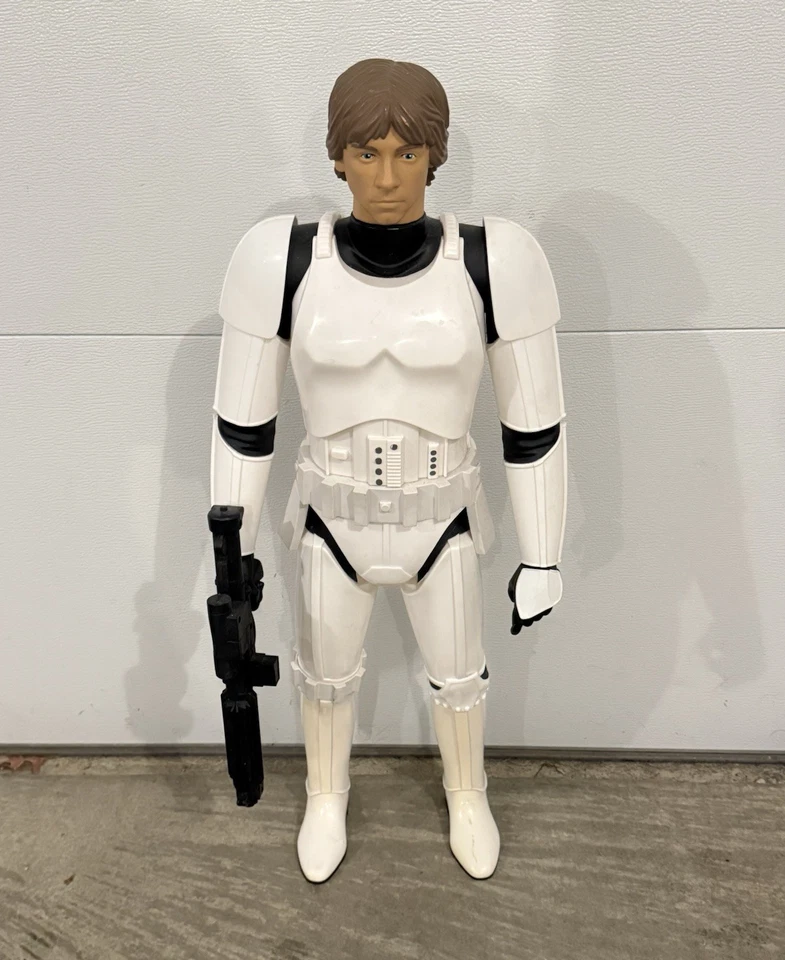 Figura Completa Luke Skywalker Stormtrooper 31" Star Wars Stormy Luke Jakks 2014 Foto 3 de 4