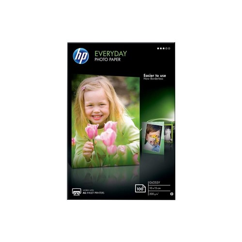 HP Everyday-Fotopapier glänzend - 100 Blatt/10 x 15 cm