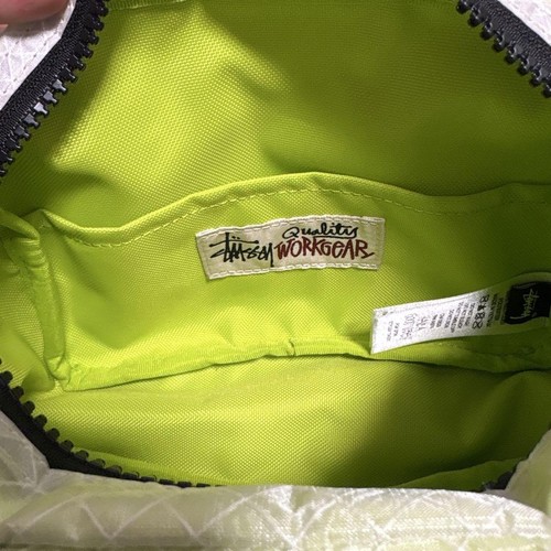 Bolso de hombro acolchado verde lima Stussy - Auténtico bolso bandolera Streetwear - Imagen 5 de 15