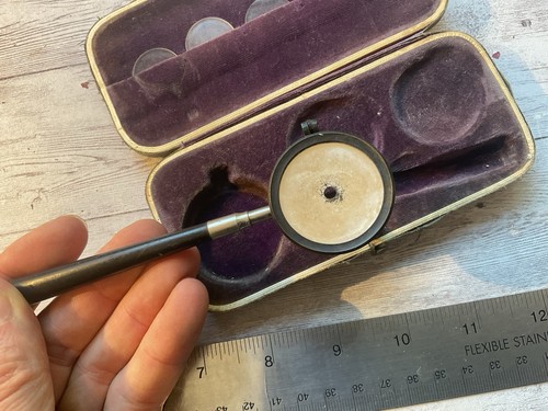 ORIGINAL ANTIQUE CASED MEDICAL LIEBRIGH’S OPTHALMOSCOPE - Picture 5 of 7