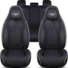 Schonbezüge-Komplettset für Fiat Punto Typ 199 Bj 2005-18 in Schwarz FL3
