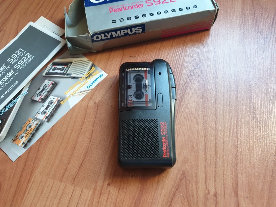 Dictaphone Olympus Pearlcorder S922 * Lecteur enregistreur ...