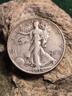 1938 Walking Liberty Silver Half Dollar
