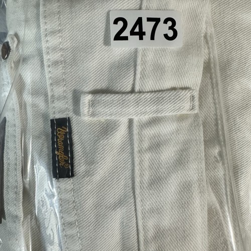 Wrangler Jeans 33x34 White Cowboy Cut Slim Fit 936 Rodeo Western - Picture 6 of 6