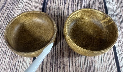 Juego de 4 cuencos redondos de madera hawaianos Maui con cuencos más pequeños. Nuevo. - Imagen 22 de 24