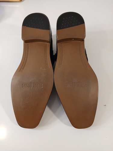 Stacy Adam’s Black Closed Toe Fisherman Style Dress Shoe Men’s 9M - Picture 8 of 12