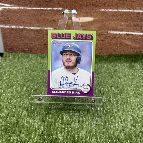 Alejandro Kirk 2024 Topps Heritage High Number REAL ONE AUTO #ROA-AK Blue Jays