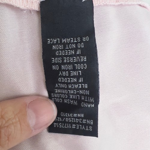 Vestido estilo halter by & By talla 13 azul marino encaje sobre tono carne, regreso a casa, #2672 - Imagen 7 de 8