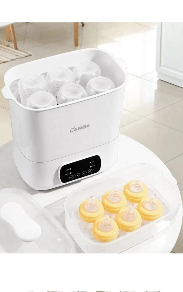 Esterilizador y secador de biberón eléctrico de vapor Larex 4 en 1 Foto 4 de 4