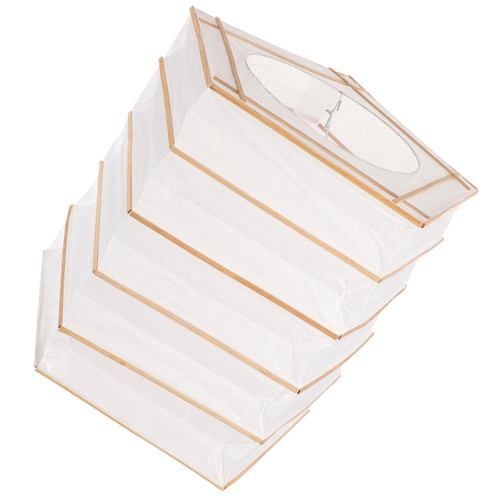  Paper Ceiling Shade Lampshade Delicate Light Cover Origami Lantern Diy - Bild 7 von 12