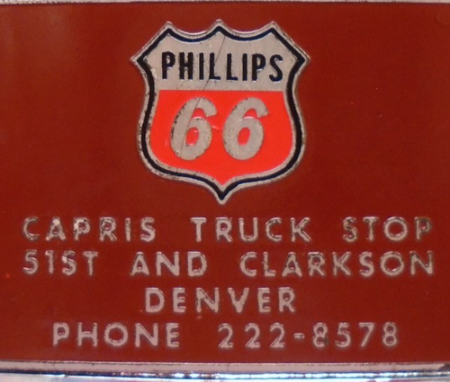 Vintage-UNFIRED IN BOX-"PHILLIPS "66" Gas & Oil Denver flat advertising lighter - Picture 4 of 10