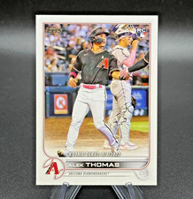 Alek Thomas 2022 Topps Update Series #US282 Arizona Diamondbacks Rookie Debut RC