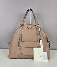 Marc Jacobs Taupe Leather Boston Tote Bag Large Authentic Y2K
