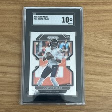 2021 Panini Prizm - Rookie Justin Fields #334 (RC) SGC Grade 10
