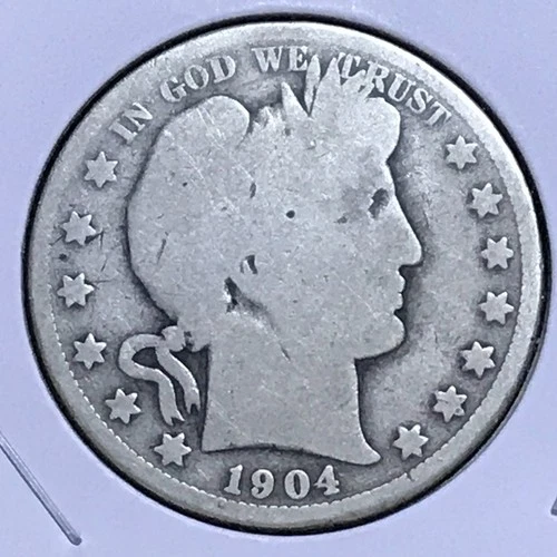 U.S. Barber Half Good 1904-O