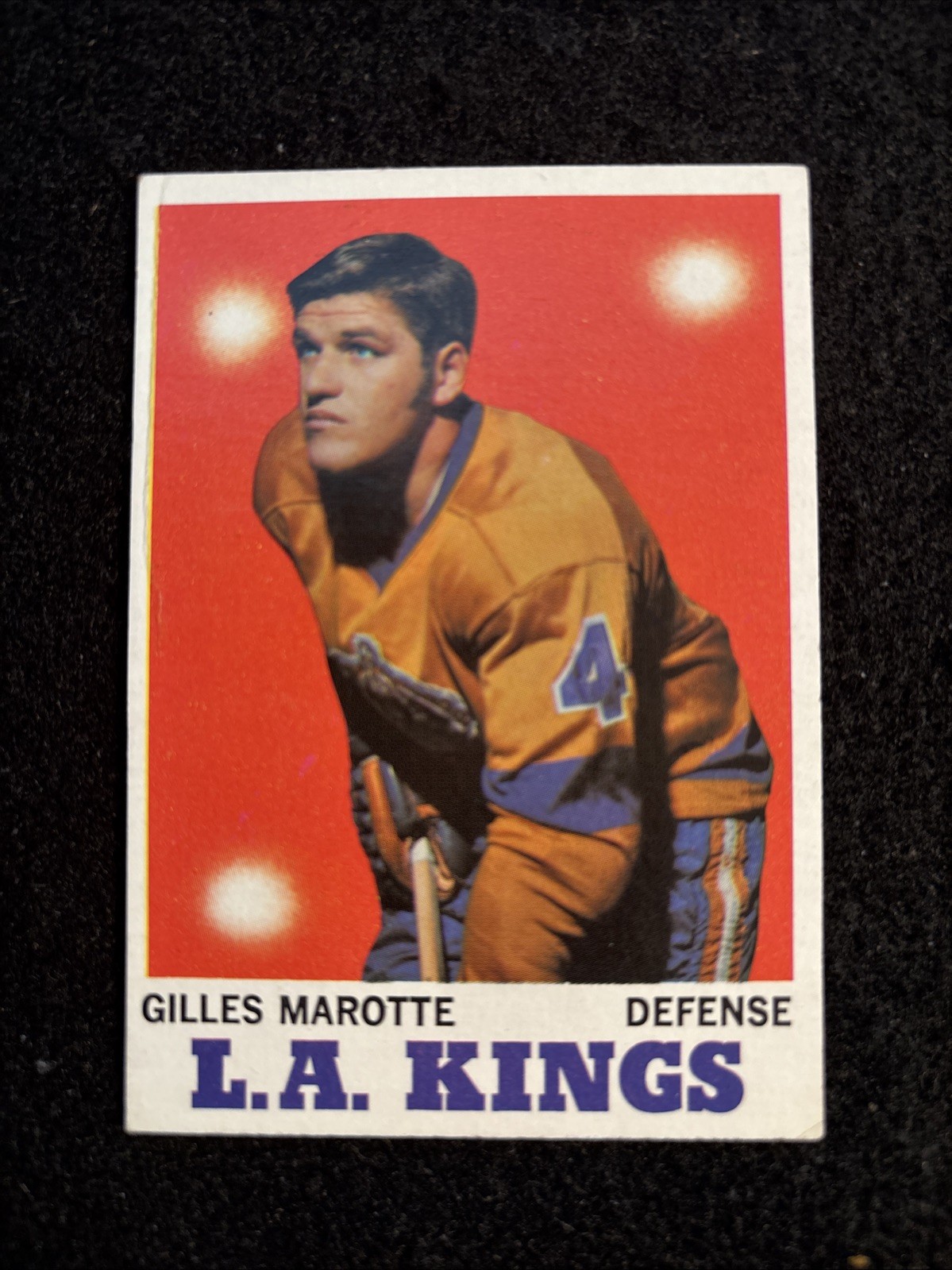 1970-71 TOPPS  # 34 GILLES MAROTTE  EXMT  C4887