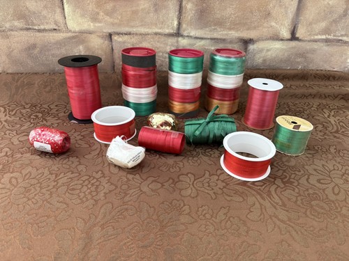 Lot Of Christmas Curling Ribbon