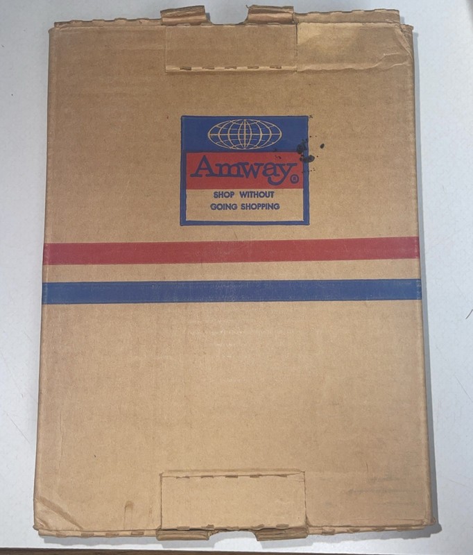 NEW Vintage Amway Super-Sweep Blue w/ Box