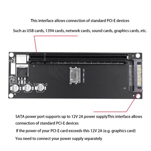 2X(Mainboard SFF-8611 8612 NVMe M.2 SSD auf PCIe 4.0 X16 Adapter Erweiterung9116 - Bild 4 von 6