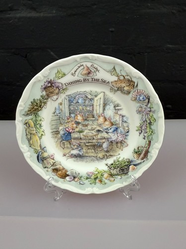 Vintage Royal Doulton Brambly Hedge Dining By The Sea Side Teeteller 16 cm breit - Bild 1 von 5