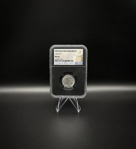 ORIGINAL BAG FRAGMENT 1937 5C MS 65 Slight Tone
