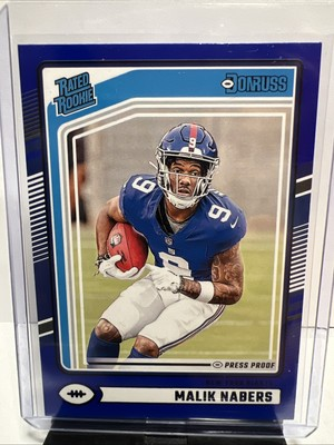 #ad 2024 Donruss Press Proof Blue #383 Malik Nabers RR $4.99
