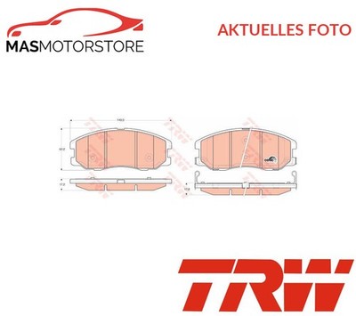 SATZ BREMSBELÄGE BREMSKLÖTZE VORNE TRW GDB1715 P NEU OE QUALITÄT