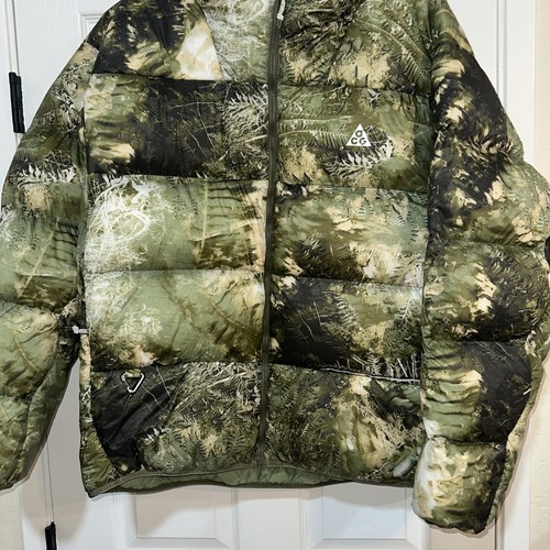 Nike ACG “Lunar Lake” Therma-Fit ADV Camo Puffer Size XL New FB8121-386 - Picture 7 of 14