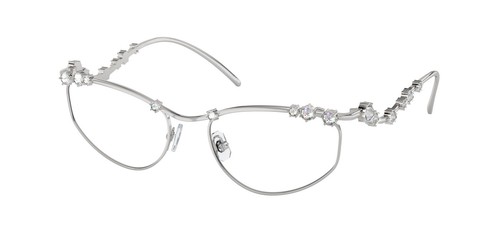 NEW Swarovski 1015 Eyeglasses 4001 Silver 100% AUTHENTIC - Picture 1 of 1
