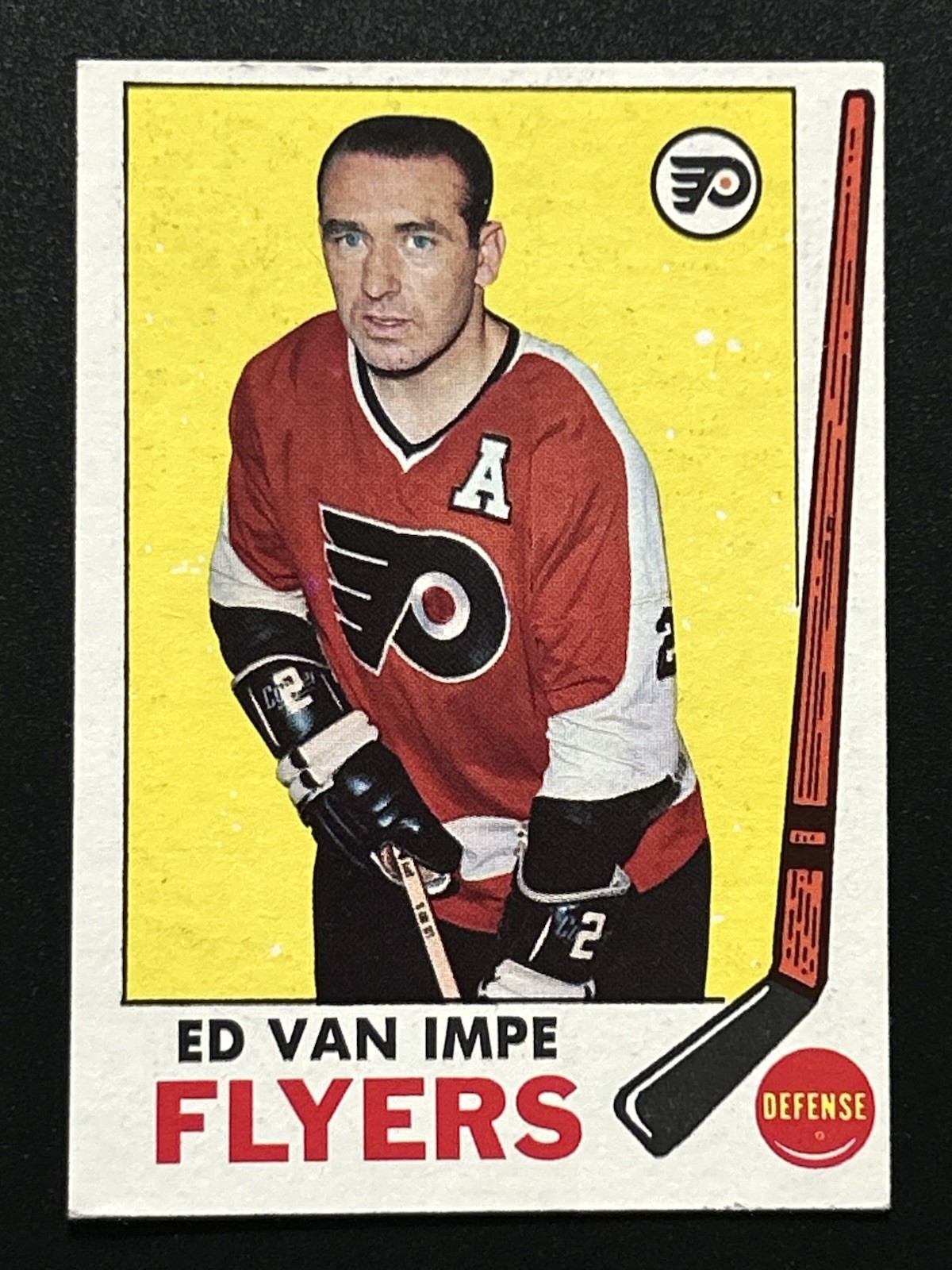 1969-70 TOPPS HOCKEY ED VAN IMPE #92 - See Pics For Condition