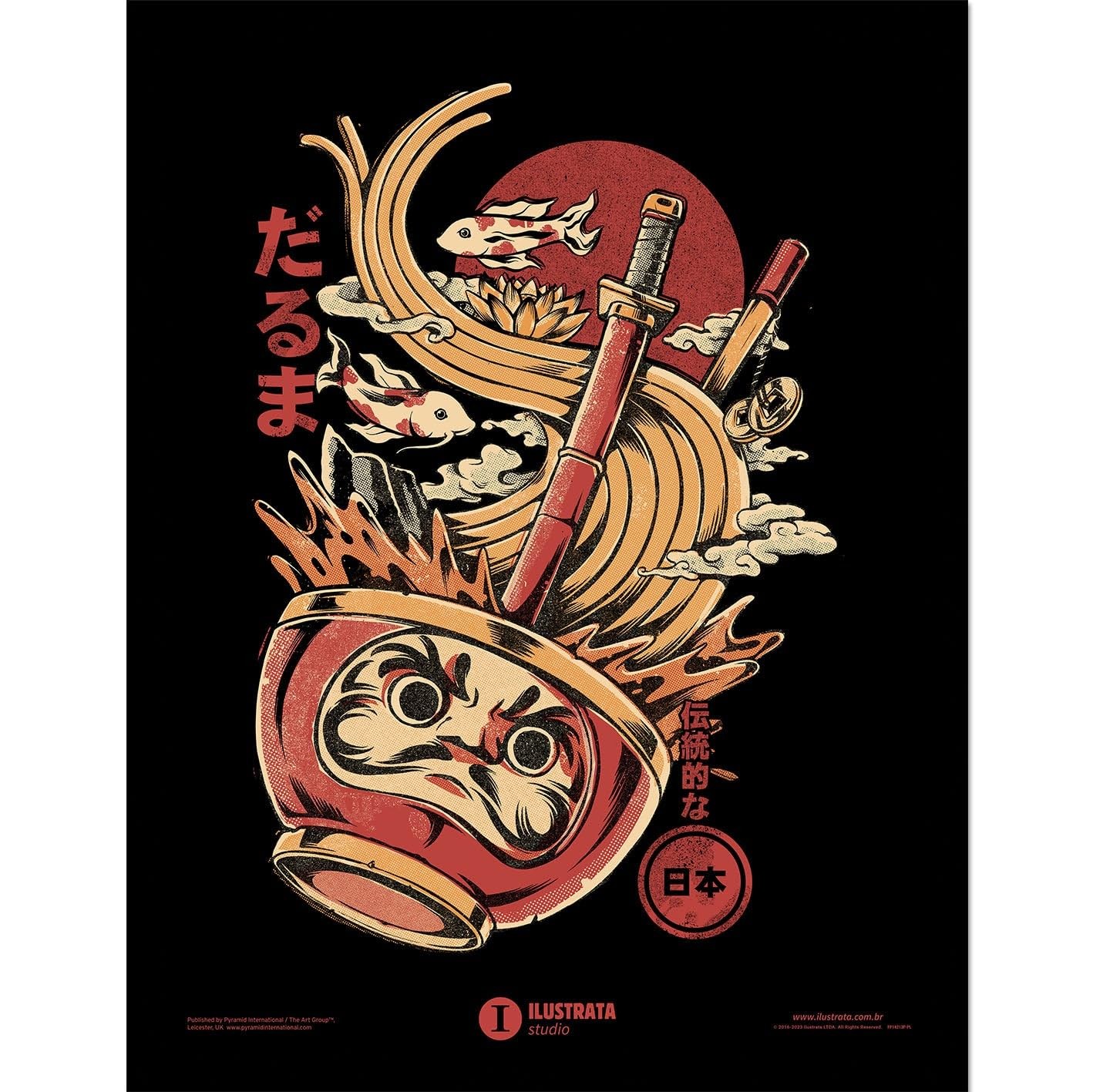 Коллекционный принт Илюстрата (Дарумас Рамен) NEU