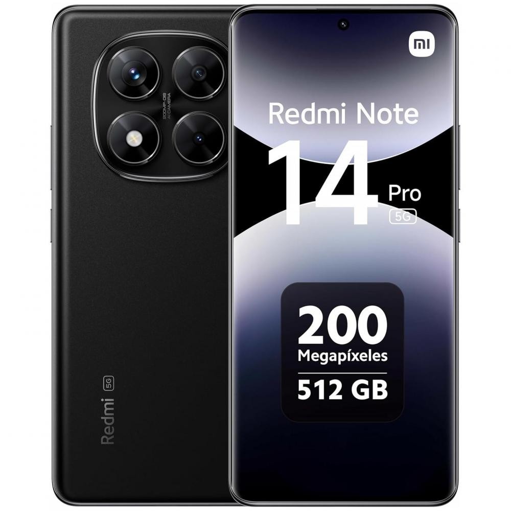 Xiaomi Redmi Note 14 Pro 5G 512GB Memoria 12GB Ram Display 6.67″ Midnight Black