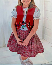 Girl's Hungarian Folk Outfit