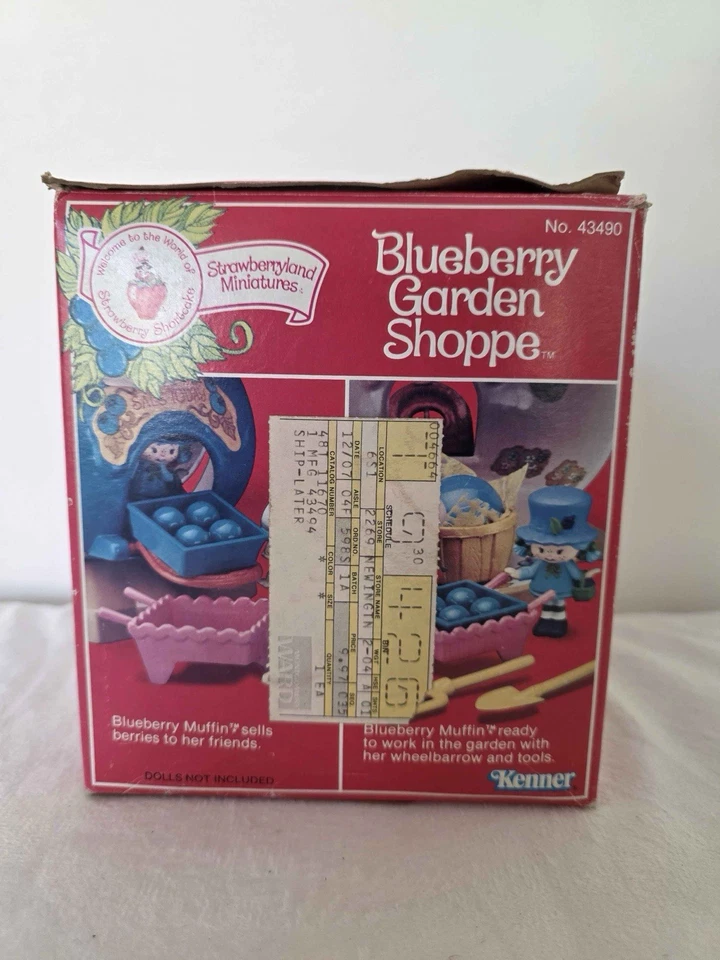 Strawberryland Miniatures Blueberry Garden Shoppe Juego Caja Solo Foto 2 de 4