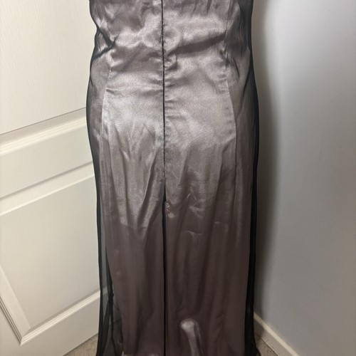 Vintage Night Way Collections Size UK 8 Mesh Beaded Dress Layered Vampy 00s Prom - Picture 8 of 18