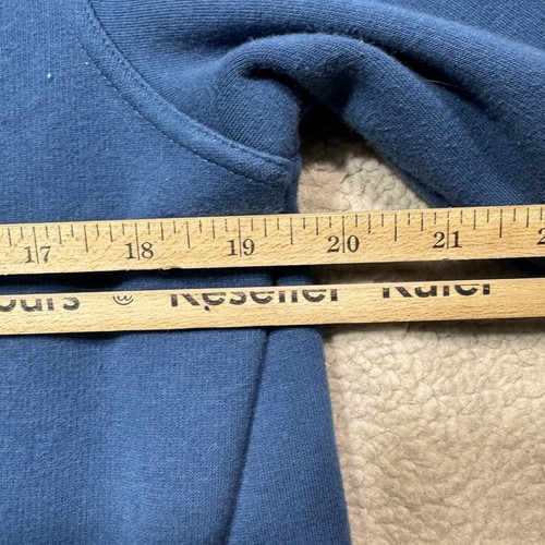 Sudadera Athleta Cozy Karma II para mujer pequeña azul polar cuello falso cruzado top - Imagen 12 de 13