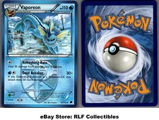 2013 Pokemon, B&W Plasma Freeze, #20/116 Vaporeon, Uncommon