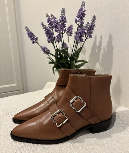 COUNTRY ROAD Tan ankle boots - AS NEW condition- Never worn 39 ( 8 )- Candice - Picture 4 of 13