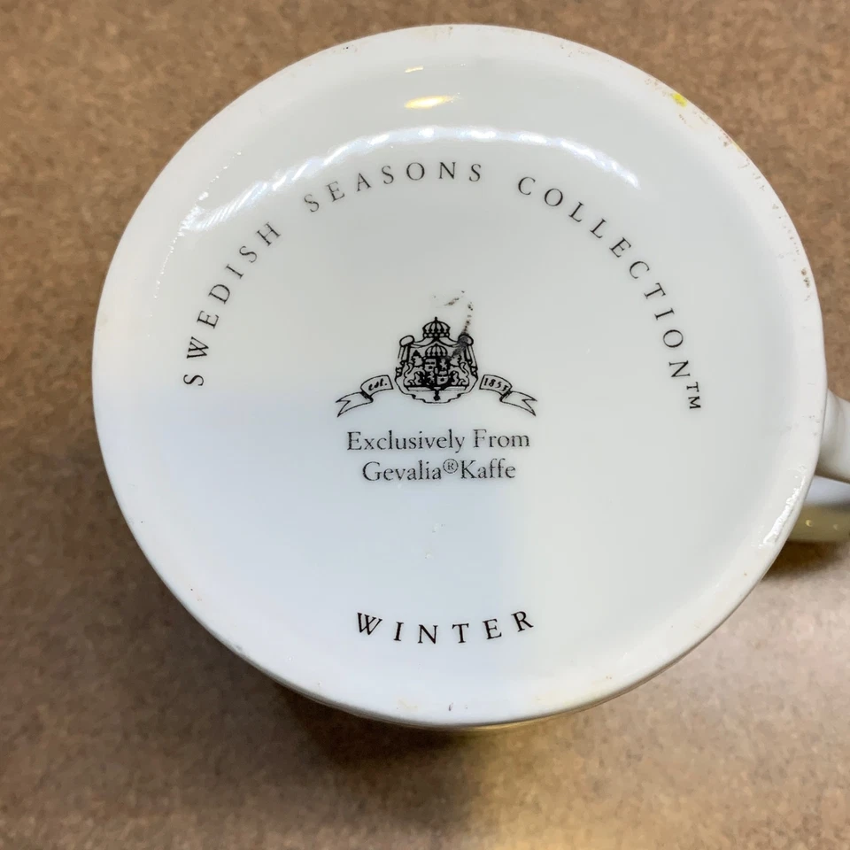 Tazas de café Gevalia Kaffe "temporadas suecas" colección completa tazas vintage Foto 4 de 4