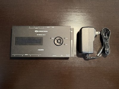 Crestron HD-MD4X1-4K-E HDMI Switcher w/ AC Power Adapter
